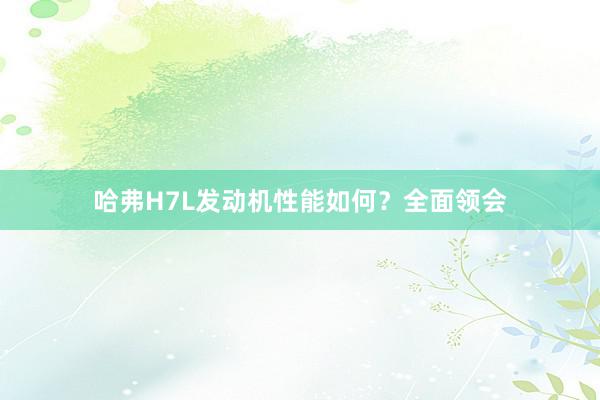 哈弗H7L发动机性能如何？全面领会